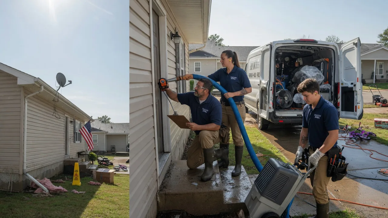 Ceiling Water Damage Restoration in Pitman, PA near me
